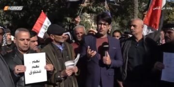 منع مقدم برامج من تغطية تظاهرة في بغداد ‏